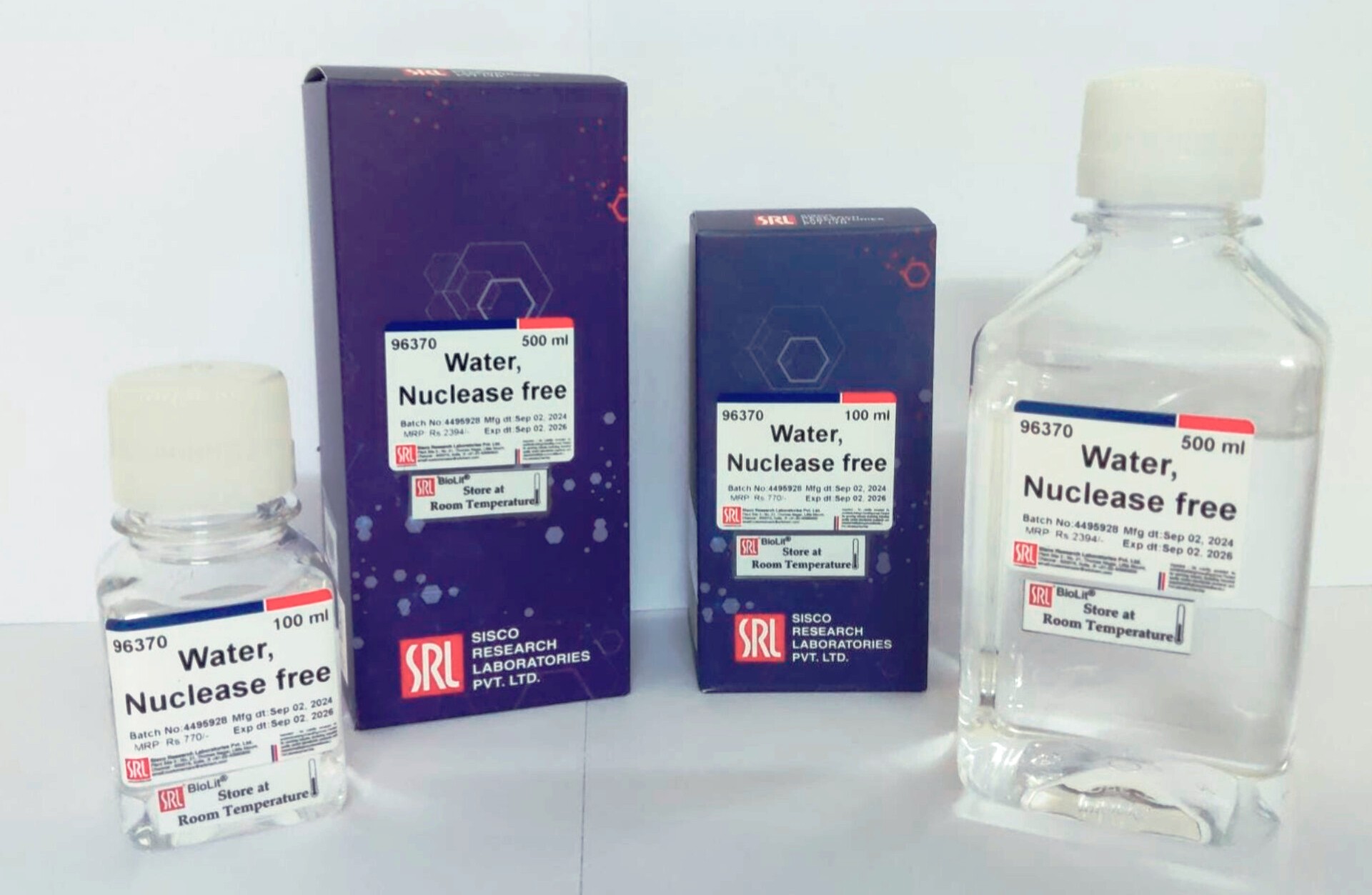 SRL 96370 Water nuclease free 500 ML My Kumar